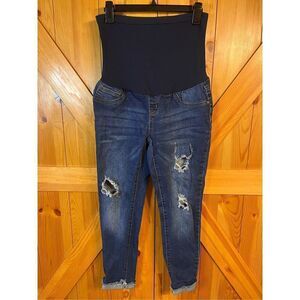Vintage Violet Maternity Jeans Blue Size XL (3275)